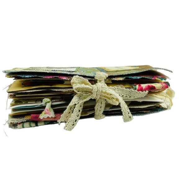 Handmade Junk Journal Blank 60 Pages Vintage Modern Mixed Pages Inc Ephemera u - Picture 4 of 11